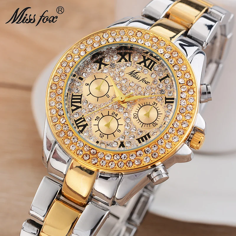 Miss Fox Causal Ladies Watch Fashion Brand Roman Numerals Diamond Cheap Wrist Watches Women Waterproof Shockproof Quartz Watch
Miss Fox Causal Ladies Watch Fashion Brand Roman Numerals Diamond Cheap Wrist Watches Women Waterproof Shockproof Quartz Watch