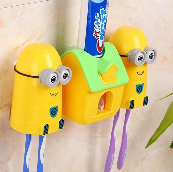 1SET Cute Design Set Cartoon Toothbrush Holder Automatic Toothpaste Dispenser Toothpaste Squeezers Bathroom Shelf OK 0442
1SET Cute Design Set Cartoon Toothbrush Holder Automatic Toothpaste Dispenser Toothpaste Squeezers Bathroom Shelf OK 0442