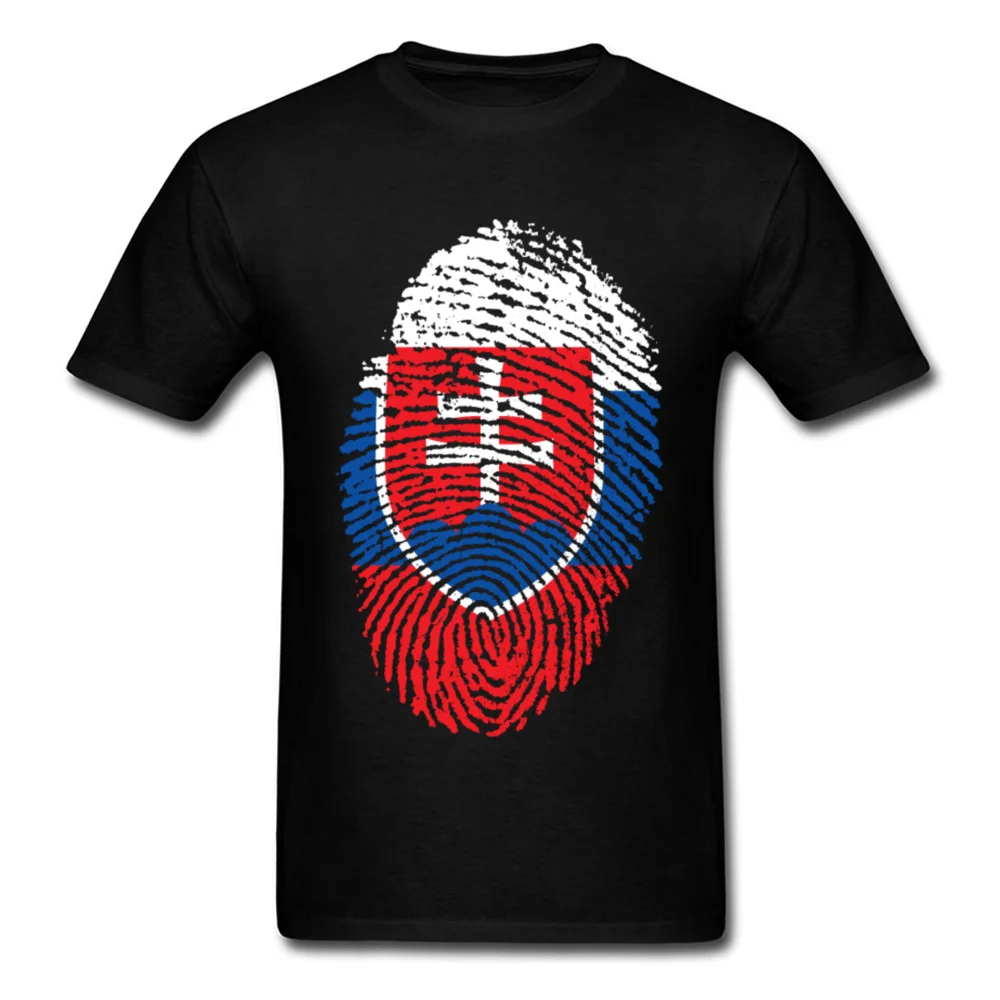 Slovakia Flag Fingerprint_black