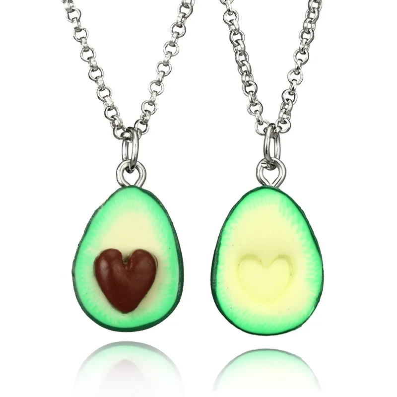 2019 Hot Fashion Soft Pottery Fruit Avocado Pendants Heart Long Chain Necklaces For Women Lovers Best Friend Jewelry Gifts
2019 Hot Fashion Soft Pottery Fruit Avocado Pendants Heart Long Chain Necklaces For Women Lovers Best Friend Jewelry Gifts