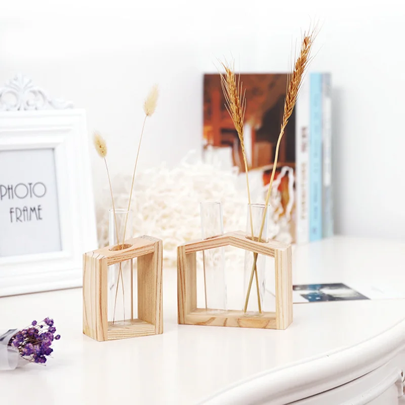 Simple Nordic Glass Flower Vase Tube Bottle Hydroponic Terrarium Container Holder Decor for Bedroom Living Room Home Decoration
Simple Nordic Glass Flower Vase Tube Bottle Hydroponic Terrarium Container Holder Decor for Bedroom Living Room Home Decoration
