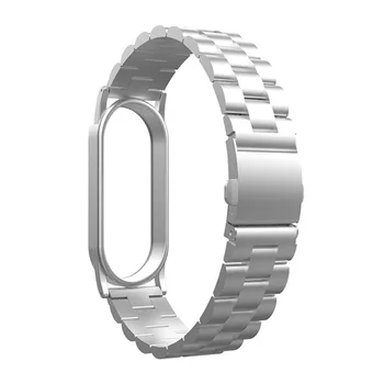 Interlock Stainless Steel Watch Wristband Compatible for Xiaomi Mi Band 4 With Double Button Folding Clasp Adjustment Tool
Interlock Stainless Steel Watch Wristband Compatible for Xiaomi Mi Band 4 With Double Button Folding Clasp Adjustment Tool