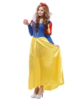 Free shipping!!Adult fantasy snow-white princess costumes, stage performances Halloween party, costume party dress
Free shipping!!Adult fantasy snow-white princess costumes, stage performances Halloween party, costume party dress