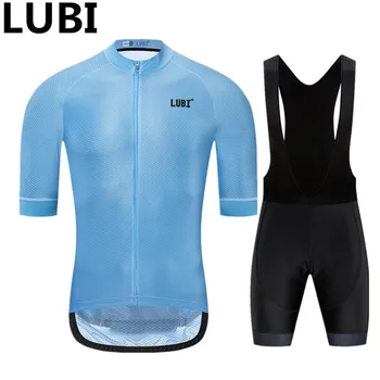 LUBI 7 Colors Pro Men Summer Cycling Jersey Bib Short Set Wear High Density Sponge Pad MTB Clothes Kits Bike Clothing Road Suit
LUBI 7 Colors Pro Men Summer Cycling Jersey Bib Short Set Wear High Density Sponge Pad MTB Clothes Kits Bike Clothing Road Suit
