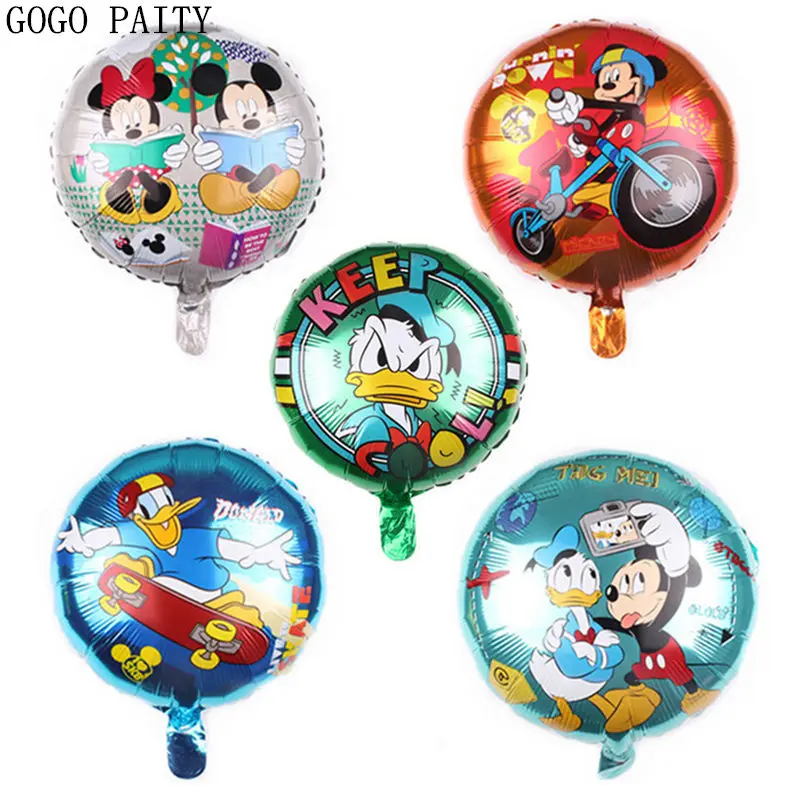 GOGO PAITY New 18-inch round Mickey Minnie aluminum balloon holiday party birthday decoration decorative balloon wholesale
GOGO PAITY New 18-inch round Mickey Minnie aluminum balloon holiday party birthday decoration decorative balloon wholesale