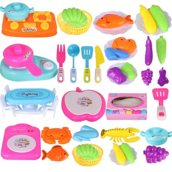 Male girl play house kitchen toy cooking tableware children's educational simulation food fruit and vegetable set toy 
Male girl play house kitchen toy cooking tableware children's educational simulation food fruit and vegetable set toy