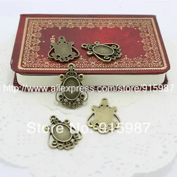 Sweet Bell 50pcs 10*14mm Vintage Bronze Cameo Metal Oval Cabochon Pendant Settings Jewelry Blank Charms 7A1106
Sweet Bell 50pcs 10*14mm Vintage Bronze Cameo Metal Oval Cabochon Pendant Settings Jewelry Blank Charms 7A1106