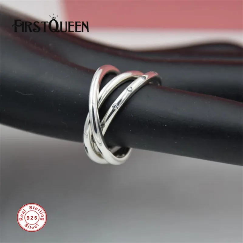 FirstQueen High Quality 925 Sterling Silver Swirling Symmetry, Clear CZ Rings For Woman Brand Fine Jewelry
FirstQueen High Quality 925 Sterling Silver Swirling Symmetry, Clear CZ Rings For Woman Brand Fine Jewelry