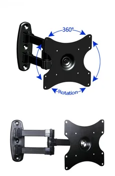 Free shipping New Arrival 360 degree Rotation TV Wall Mounting Bracket 10"-37" LCD PLASMA VESA 75/100/200
Free shipping New Arrival 360 degree Rotation TV Wall Mounting Bracket 10"-37" LCD PLASMA VESA 75/100/200