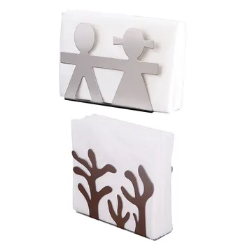 2 Styles Modern Stainless Steel Napkin Rack Box Dispenser Tissue Holder Plants for Home Table Decoration Paper Tissue Boxes
2 Styles Modern Stainless Steel Napkin Rack Box Dispenser Tissue Holder Plants for Home Table Decoration Paper Tissue Boxes