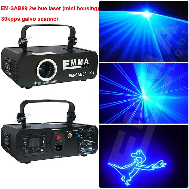 Pro 2 Watt / 2000mW Blue dj disco club animation 3d Laser Lighting DMX512 ILDA With ishow Software in sd card
Pro 2 Watt / 2000mW Blue dj disco club animation 3d Laser Lighting DMX512 ILDA With ishow Software in sd card