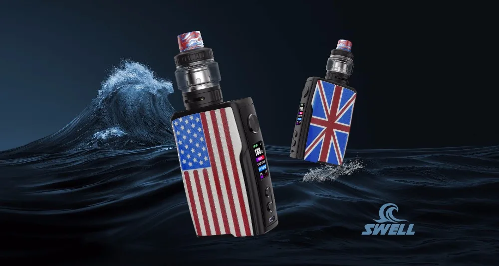 Original Vandy Vape Swell Kit 188W Swell Box MOD 3ml Tank Single Mesh Coil Vandyvape Electronic Cigarette Vape waterproof PCBA 01 (23)