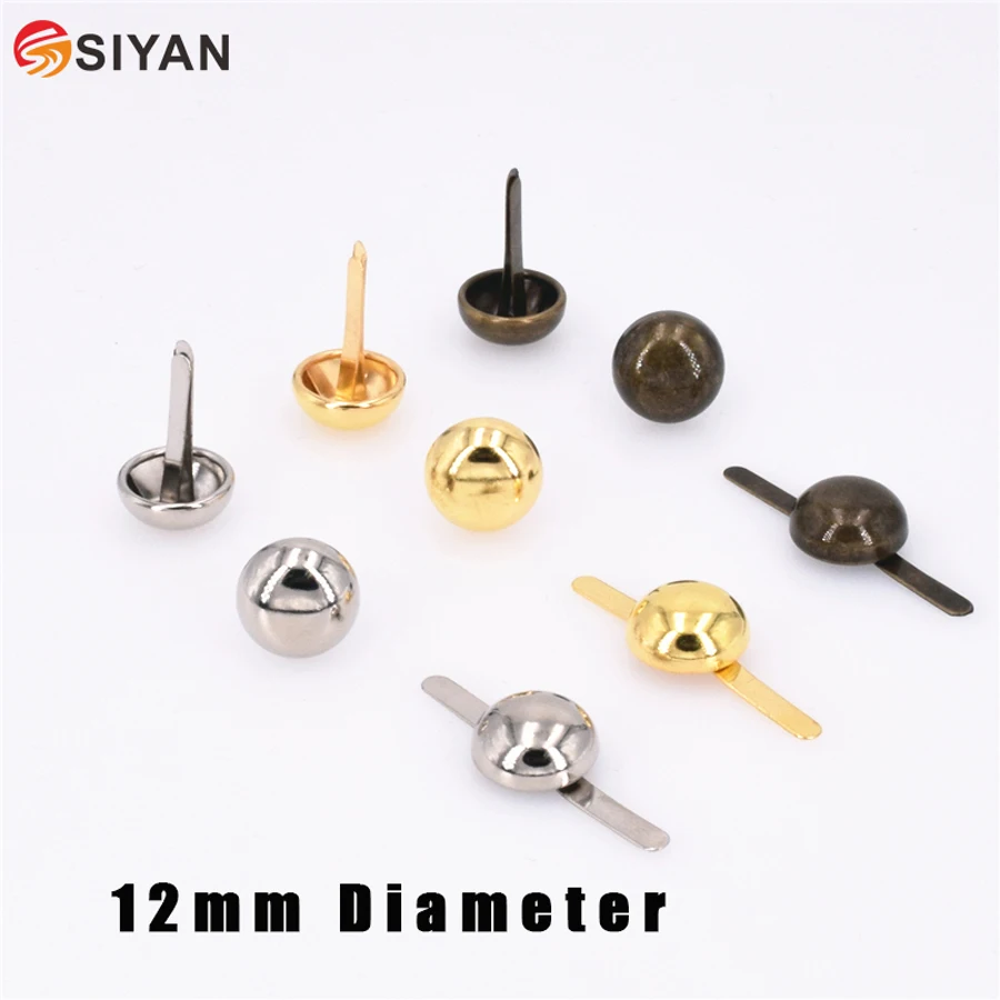 100pcs 12mm Decorative Mushroom Rivets Crafts Round Purse Feet Pierced for Purse Handbag Punk Rock Rivet Bag Leather DIY Crafts
100pcs 12mm Decorative Mushroom Rivets Crafts Round Purse Feet Pierced for Purse Handbag Punk Rock Rivet Bag Leather DIY Crafts