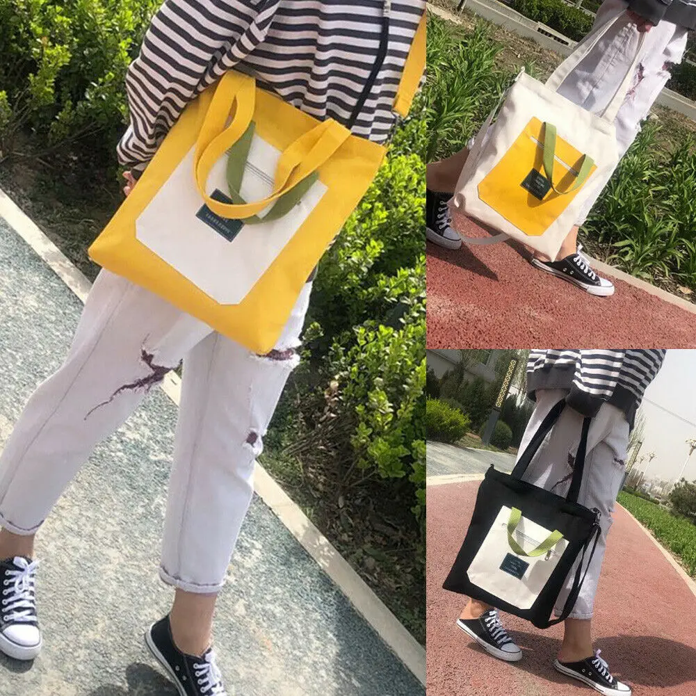 New Style Women Shopping Bags Shoulder Bag Totes Casual Messenger Patchwork Fashion Women Canvas Crossbody Bag Hot 2019
New Style Women Shopping Bags Shoulder Bag Totes Casual Messenger Patchwork Fashion Women Canvas Crossbody Bag Hot 2019