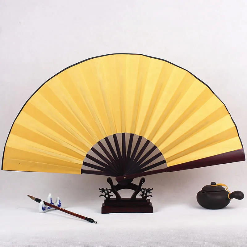 Plain Color Man Folding Fan Wedding Big Silk Fabric Hand Fan DIY Blank Chinese Bamboo Fan Personalized Adult Fine Art Painting
Plain Color Man Folding Fan Wedding Big Silk Fabric Hand Fan DIY Blank Chinese Bamboo Fan Personalized Adult Fine Art Painting