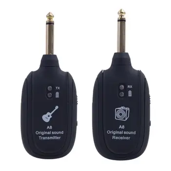Dragonpad Professional UHF Wireless Guitar Transmitter Receiver System 50M Transmission Range for Electric Guitar Bass
Dragonpad Professional UHF Wireless Guitar Transmitter Receiver System 50M Transmission Range for Electric Guitar Bass