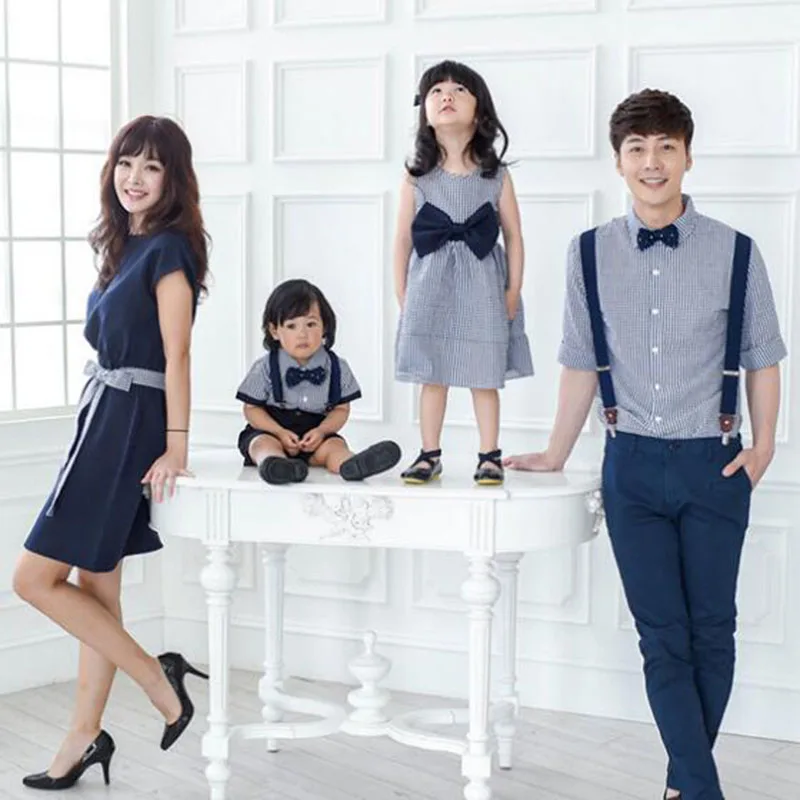 New 2019 Summer Family Matching Outfits Fashion Plaid Shirt Outfits Mother And Daughter Dresses Father Son Baby Boy Girl Clothes
New 2019 Summer Family Matching Outfits Fashion Plaid Shirt Outfits Mother And Daughter Dresses Father Son Baby Boy Girl Clothes