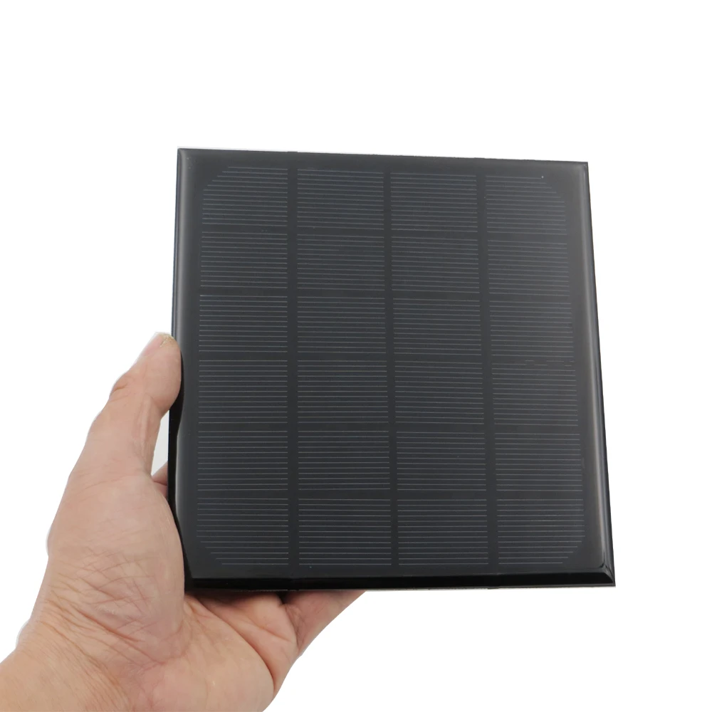 Mini 6V 3W 500mA Solar Panel Monocrystalline Solar Cells Supply Power Panel Module DIY Battery for Cell Phone Toy Chargers
Mini 6V 3W 500mA Solar Panel Monocrystalline Solar Cells Supply Power Panel Module DIY Battery for Cell Phone Toy Chargers