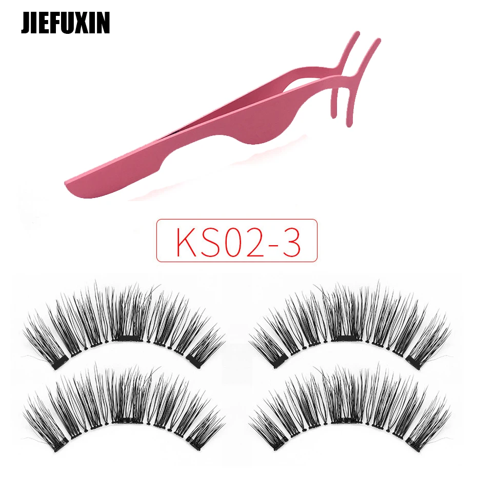 1pairs Magnetic eyelashes +1 tweezers eyelashes false eye lashes with 3 Magnets handmade with eyelash applicator
1pairs Magnetic eyelashes +1 tweezers eyelashes false eye lashes with 3 Magnets handmade with eyelash applicator