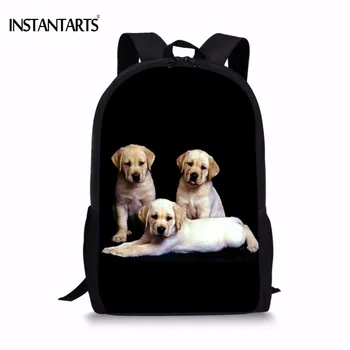 INSTANTARTS Funny 3D Labrador Dogs Family Print School Bags Casual Student Boys Girls Bookbags Primary School Students Backpacks
INSTANTARTS Funny 3D Labrador Dogs Family Print School Bags Casual Student Boys Girls Bookbags Primary School Students Backpacks