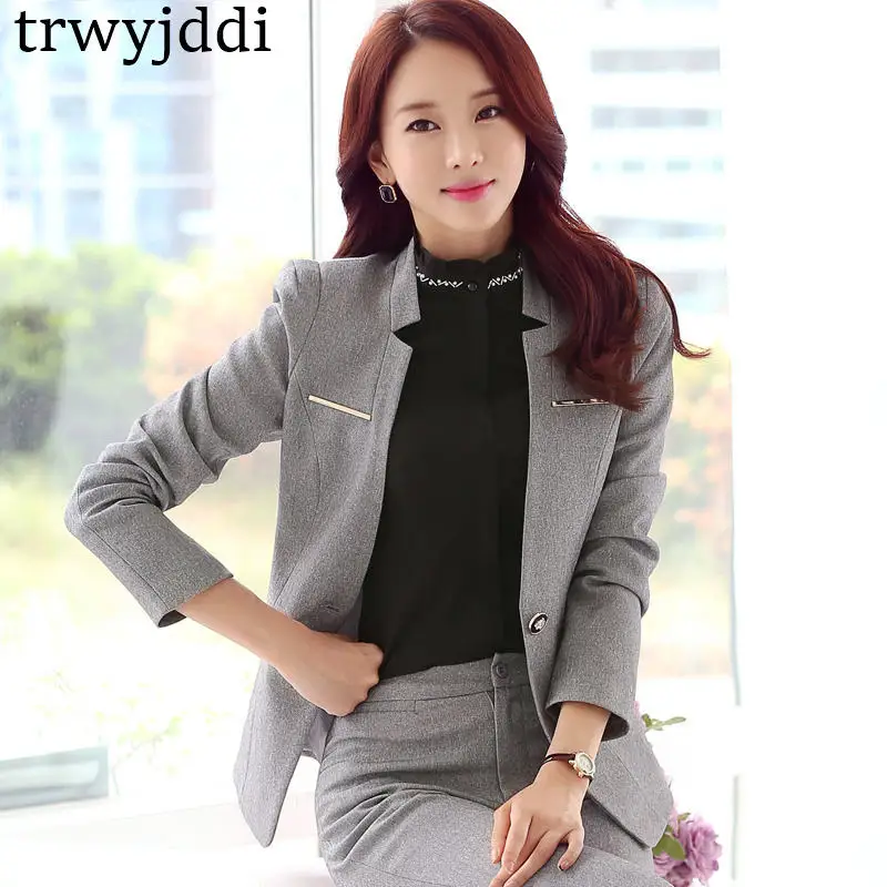 2019 New Spring Professional Blazer fashion Business Formal long sleeve slim Women Jacket office ladies Plus Size work Coat N405
2019 New Spring Professional Blazer fashion Business Formal long sleeve slim Women Jacket office ladies Plus Size work Coat N405