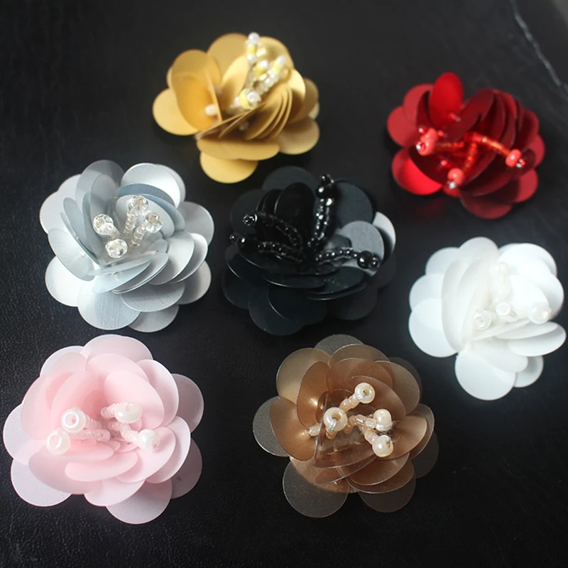 10pcs/lot 4CM Size Sequins Flower Patch Clothes Applique for Dress Bags Brooch Clothes Sew on flower DIY accessories
10pcs/lot 4CM Size Sequins Flower Patch Clothes Applique for Dress Bags Brooch Clothes Sew on flower DIY accessories