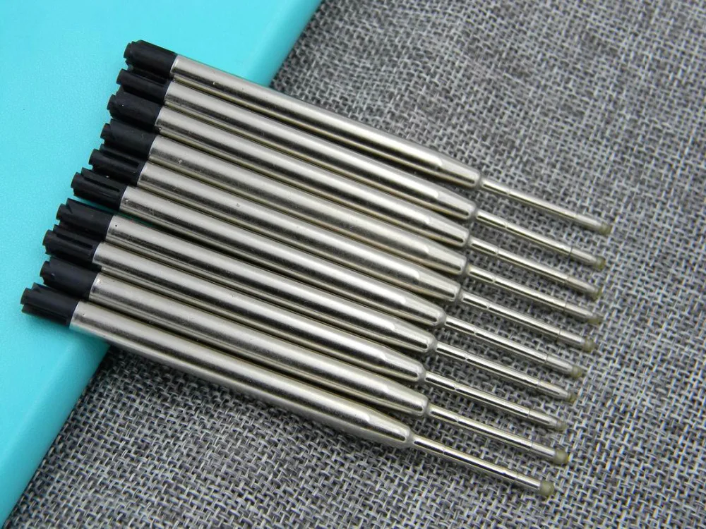 10pc MOST OF OFFICE FIT FOR metal 0.7MM black GIFT ballpoint Pen refills 
10pc MOST OF OFFICE FIT FOR metal 0.7MM black GIFT ballpoint Pen refills