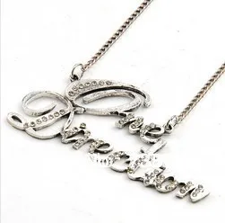 FREE SHIPPING!! One Direction Style Crystal Rhinestone One D Necklace One Direction Letter Necklace
FREE SHIPPING!! One Direction Style Crystal Rhinestone One D Necklace One Direction Letter Necklace