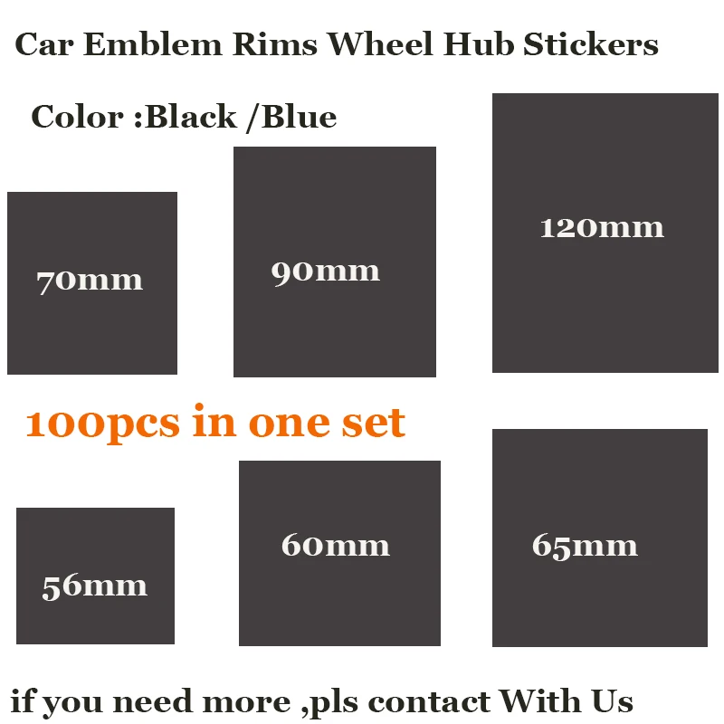 100PCS For VW Passat B6 B7 CC Golf Jetta MK5 MK6 Decals Car Badge Emblem Rims Wheel stickers For 120mm 90mm 70mm 65mm 60mm 56mm
100PCS For VW Passat B6 B7 CC Golf Jetta MK5 MK6 Decals Car Badge Emblem Rims Wheel stickers For 120mm 90mm 70mm 65mm 60mm 56mm