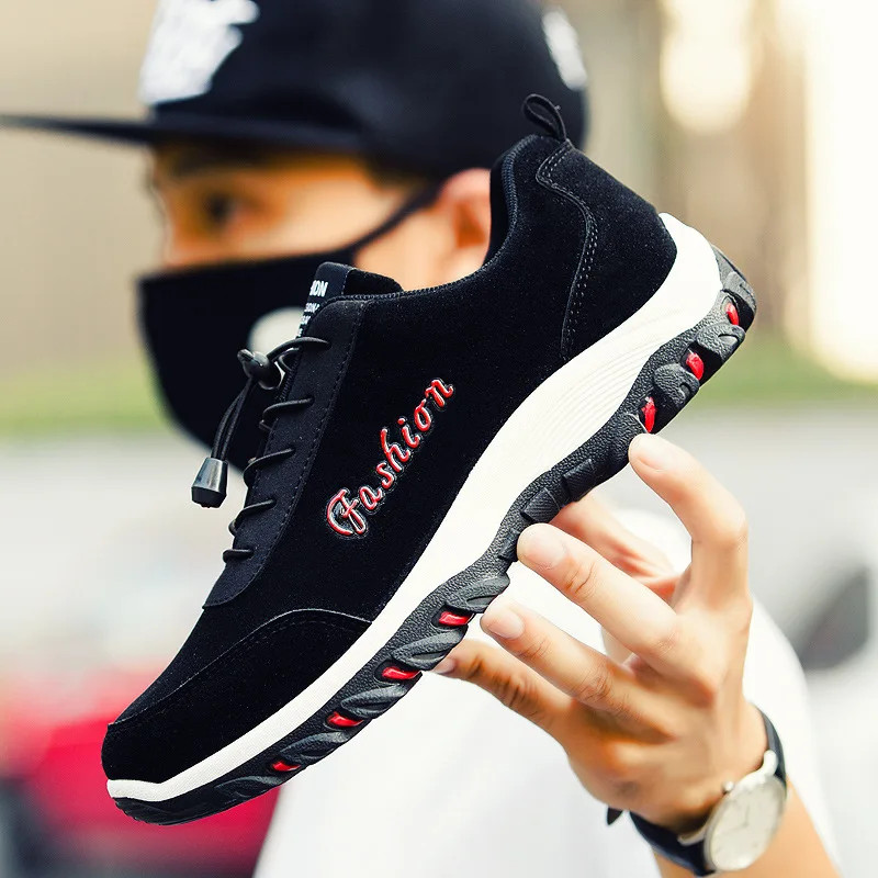2019 New Men'S Casual Shoes Suede Splice Loafers Round Head Light Shoe Man Asakuchi Lace-Up Breathable Rubber Patchwork Shoes
2019 New Men'S Casual Shoes Suede Splice Loafers Round Head Light Shoe Man Asakuchi Lace-Up Breathable Rubber Patchwork Shoes