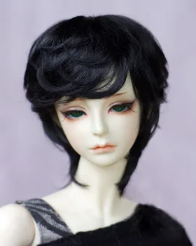 BJD doll wigs Pure black Imitation mohair short wigs for 1/3 1/4 BJD DD SD MSD doll European style hair wigs doll accessories
BJD doll wigs Pure black Imitation mohair short wigs for 1/3 1/4 BJD DD SD MSD doll European style hair wigs doll accessories