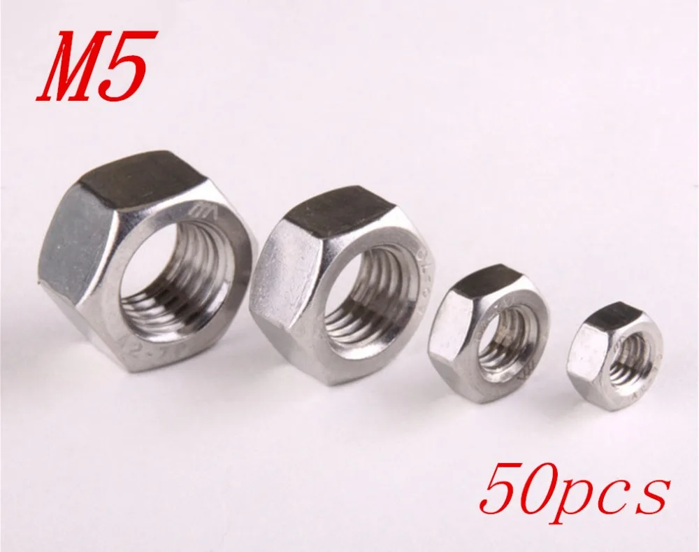 50pcs/Lot Free Shipping Metric Thread M5 304 Stainless Steel Hexagon Nuts Screw Nuts Hex Nuts
50pcs/Lot Free Shipping Metric Thread M5 304 Stainless Steel Hexagon Nuts Screw Nuts Hex Nuts
