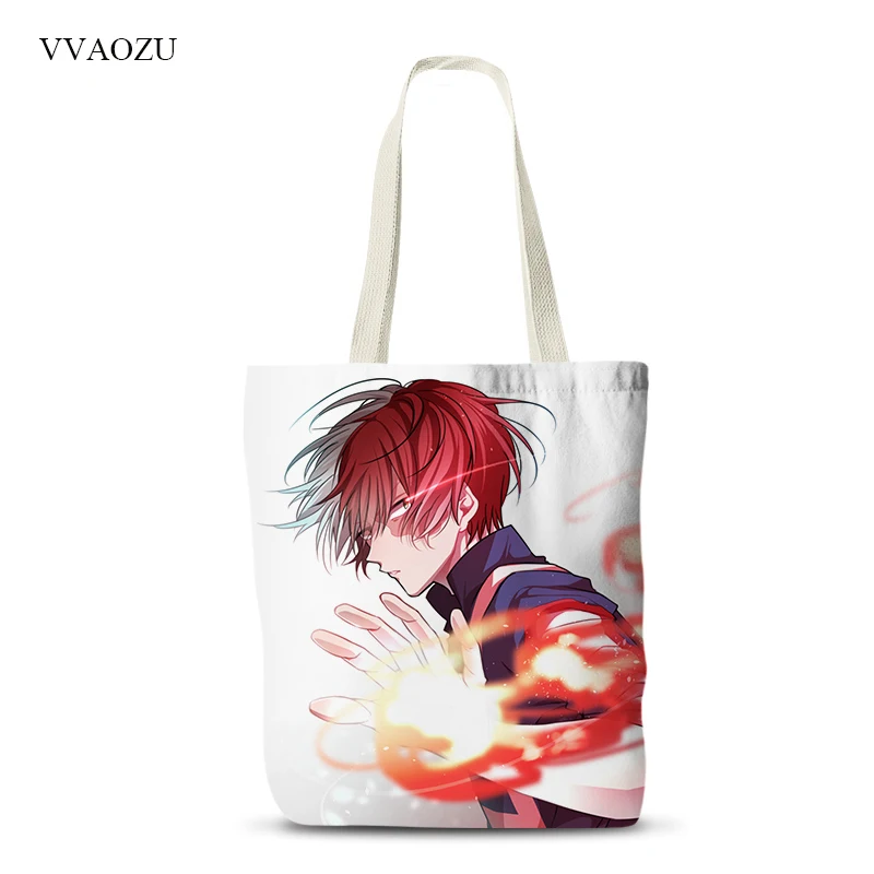Anime My Hero Academia Todoroki Shoto Canvas Tote Bag Pouch Shopping School Travel Handbag Women Cool Shoulder Shopping Bags
Anime My Hero Academia Todoroki Shoto Canvas Tote Bag Pouch Shopping School Travel Handbag Women Cool Shoulder Shopping Bags