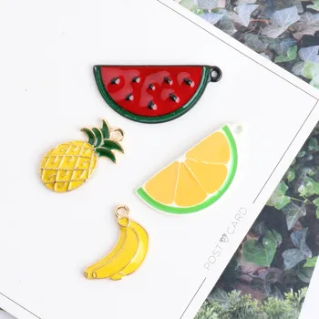 Diy jewelry making 30pcs/lot alloy drop oil fruit style cartoon watermelon/orange/pineapple/banana shape floarting locket charms
Diy jewelry making 30pcs/lot alloy drop oil fruit style cartoon watermelon/orange/pineapple/banana shape floarting locket charms