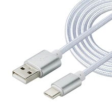 USB Type C font b Cable b font USB 3 1 Nylon font b cable b