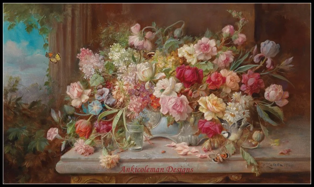 Needlework for embroidery DIY DMC High Quality - Counted Cross Stitch Kits 14 ct Oil painting - Peonies in a Vase
Needlework for embroidery DIY DMC High Quality - Counted Cross Stitch Kits 14 ct Oil painting - Peonies in a Vase