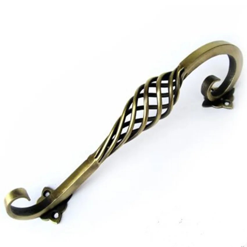 192mm antique brass birdcage Unfold Install handle bronze kitchen cabinet wardrobe door pull vintage 7.6" wood door handle
192mm antique brass birdcage Unfold Install handle bronze kitchen cabinet wardrobe door pull vintage 7.6" wood door handle