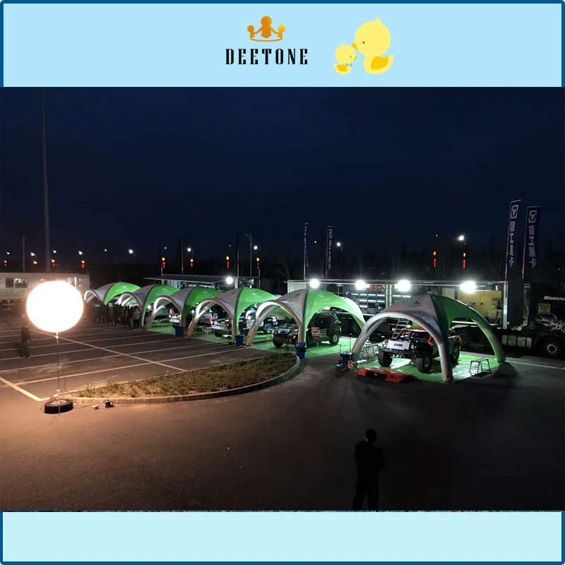 Outdoor mobile portable inflatable advertising tent, PVC inflatable tent, free to build a speed open tent.
Outdoor mobile portable inflatable advertising tent, PVC inflatable tent, free to build a speed open tent.