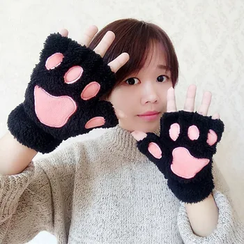 Fashion Winter Women Plush Gloves Cute Bear Cat Claw Paw Mittens Short Fingerless Ladies Girls Half Finger Glove LB
Fashion Winter Women Plush Gloves Cute Bear Cat Claw Paw Mittens Short Fingerless Ladies Girls Half Finger Glove LB