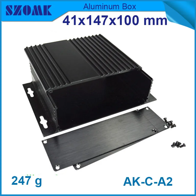szomk power supply wall mounted aluminum profiles (4pcs/lot) black distribution box for electronics 41x147x100mm
szomk power supply wall mounted aluminum profiles (4pcs/lot) black distribution box for electronics 41x147x100mm