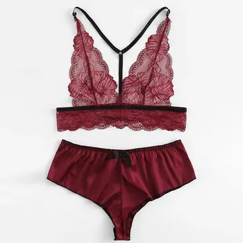 2020 summer lingerie sexy hot erotic Sexy Exquisite Lace Red Lingerie Bra+Underwear Set Babydoll Cut-Out Sleepwear#3
2020 summer lingerie sexy hot erotic Sexy Exquisite Lace Red Lingerie Bra+Underwear Set Babydoll Cut-Out Sleepwear#3