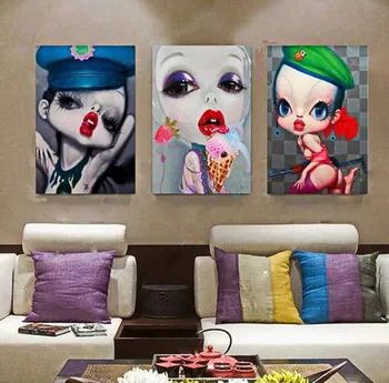 3 pieces Handmade paintings three beautiful girls portrait on oil canvas for home decor and wallpaper
3 pieces Handmade paintings three beautiful girls portrait on oil canvas for home decor and wallpaper