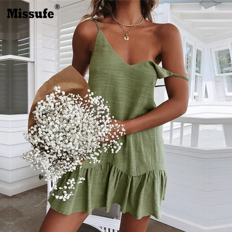 Missufe V Neck A Line Frill Casual Loose Women Dress Mini Off The Shoulde Summer Dresses Female 2019 Vestidos Female Solid Tunic
Missufe V Neck A Line Frill Casual Loose Women Dress Mini Off The Shoulde Summer Dresses Female 2019 Vestidos Female Solid Tunic