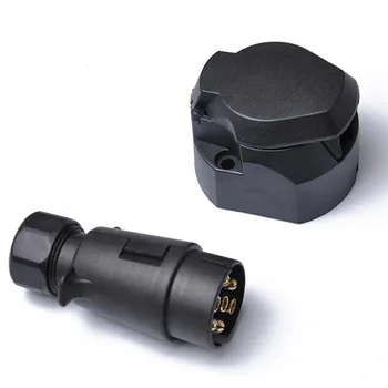 12V 7 Pin Round Standard European Car Plug Connector Plastic Car Trailer Socket Plugs For Trailers RVs Car Accessaries
12V 7 Pin Round Standard European Car Plug Connector Plastic Car Trailer Socket Plugs For Trailers RVs Car Accessaries
