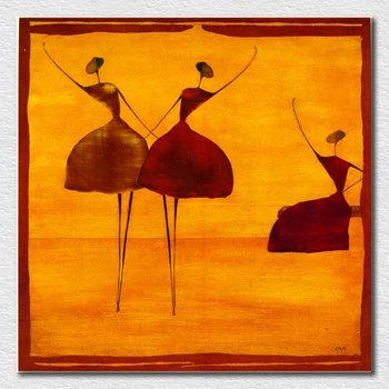 Hot sale quality canvas prints craft Abstract dancing oil painting of thierry ona for The hotel decor free shipping 
Hot sale quality canvas prints craft Abstract dancing oil painting of thierry ona for The hotel decor free shipping