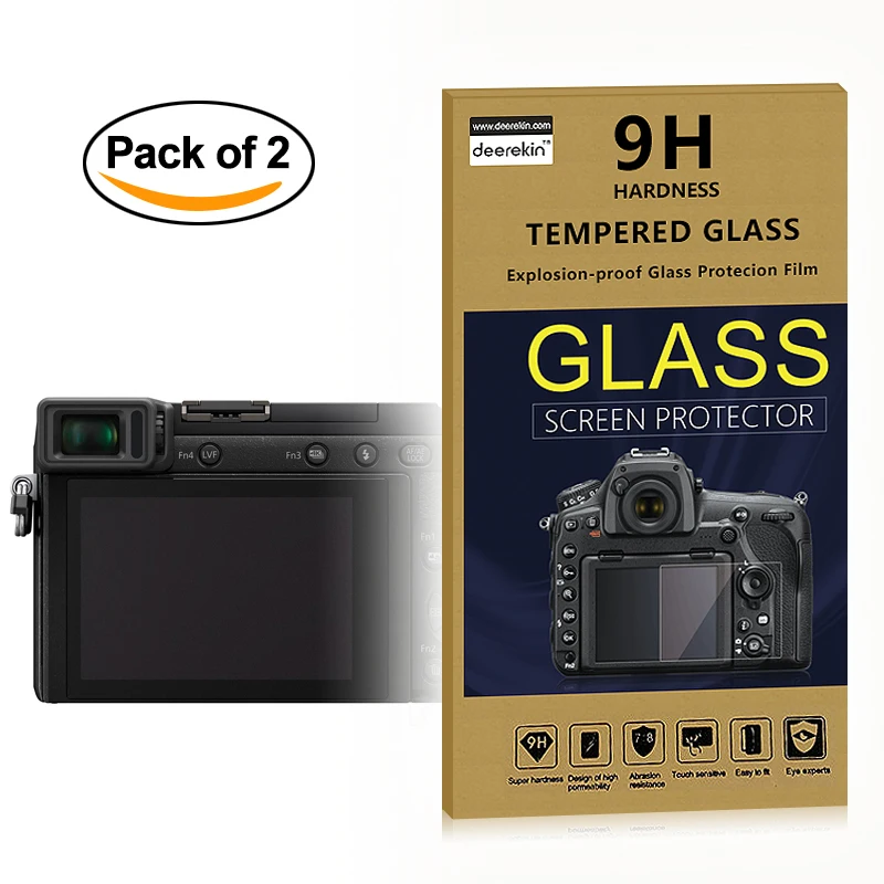 2x Self-Adhesive 0.25mm Glass LCD Screen Protector for Panasonic Lumix DMC GX85 / GX80 / GX7 II / G8 / GX7 Mark II Camera
2x Self-Adhesive 0.25mm Glass LCD Screen Protector for Panasonic Lumix DMC GX85 / GX80 / GX7 II / G8 / GX7 Mark II Camera