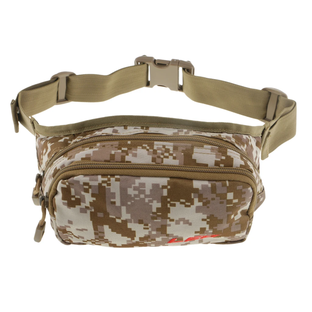 Fishing Bag Portable Outdoor Fishing Tackle Bags Multiple Waist Bag Fanny Pack for Daily Life Cycling Camping Hiking Hunting