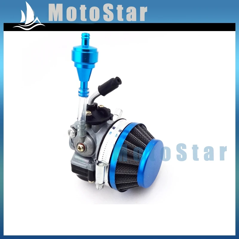 Blue Racing Air Fuel Filter + Carburetor For 2 Stroke 49cc 50cc 60cc 66cc 80cc Gas Motorized Bicycle Push Bike
Blue Racing Air Fuel Filter + Carburetor For 2 Stroke 49cc 50cc 60cc 66cc 80cc Gas Motorized Bicycle Push Bike