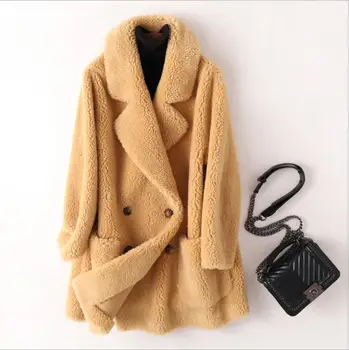 Fur Coat Women 2019 new loose hooded granule sheep shearing coat color matching fashion casual Faux Fur Coat
Fur Coat Women 2019 new loose hooded granule sheep shearing coat color matching fashion casual Faux Fur Coat