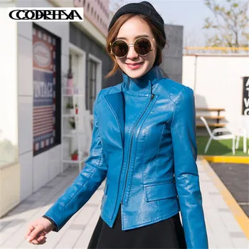 Fashion Newest Women Faux Leather Biker Jacket Windproof Full Sleeve Cool Motorcycle Zipper Punk Coat Soft PU Jacket Outwear
Fashion Newest Women Faux Leather Biker Jacket Windproof Full Sleeve Cool Motorcycle Zipper Punk Coat Soft PU Jacket Outwear